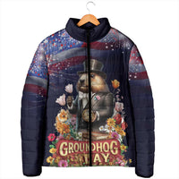 Groundhog Day Gentleman Padded Jacket Same Day Again - Wonder Print Shop