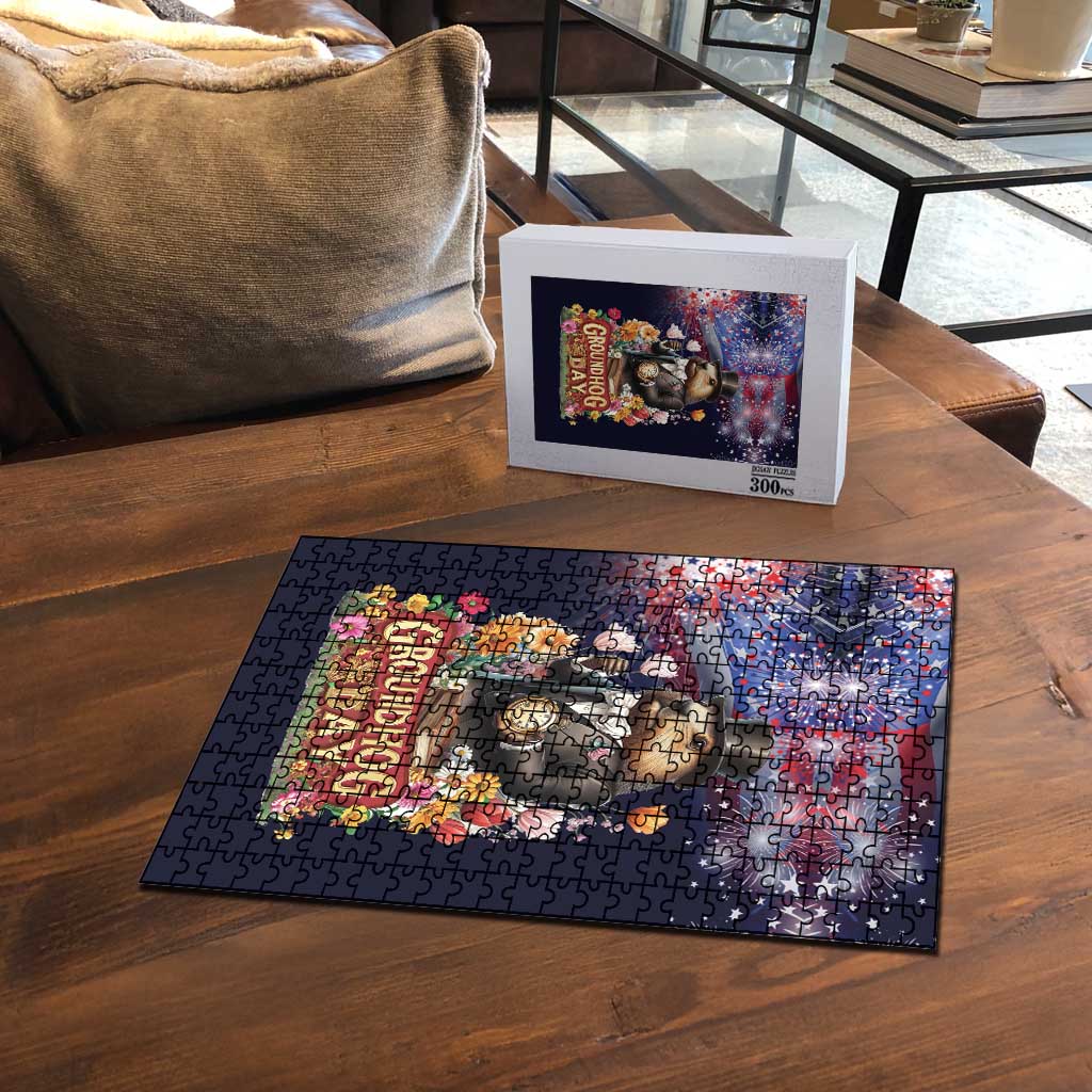 Groundhog Day Gentleman Puzzle Same Day Again - Wonder Print Shop