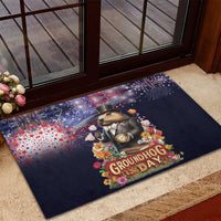 Groundhog Day Gentleman Rubber Doormat Same Day Again - Wonder Print Shop