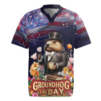 Groundhog Day Gentleman Rugby Jersey Same Day Again - Wonder Print Shop