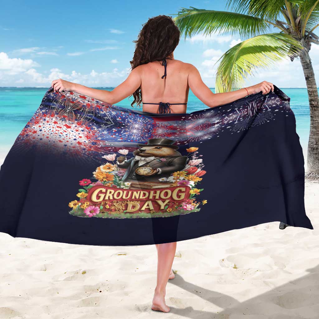 Groundhog Day Gentleman Sarong Same Day Again - Wonder Print Shop