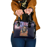 Groundhog Day Gentleman Shoulder Handbag Same Day Again - Wonder Print Shop