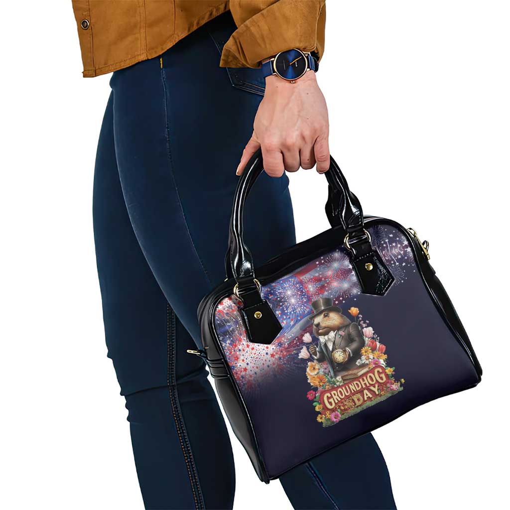 Groundhog Day Gentleman Shoulder Handbag Same Day Again - Wonder Print Shop
