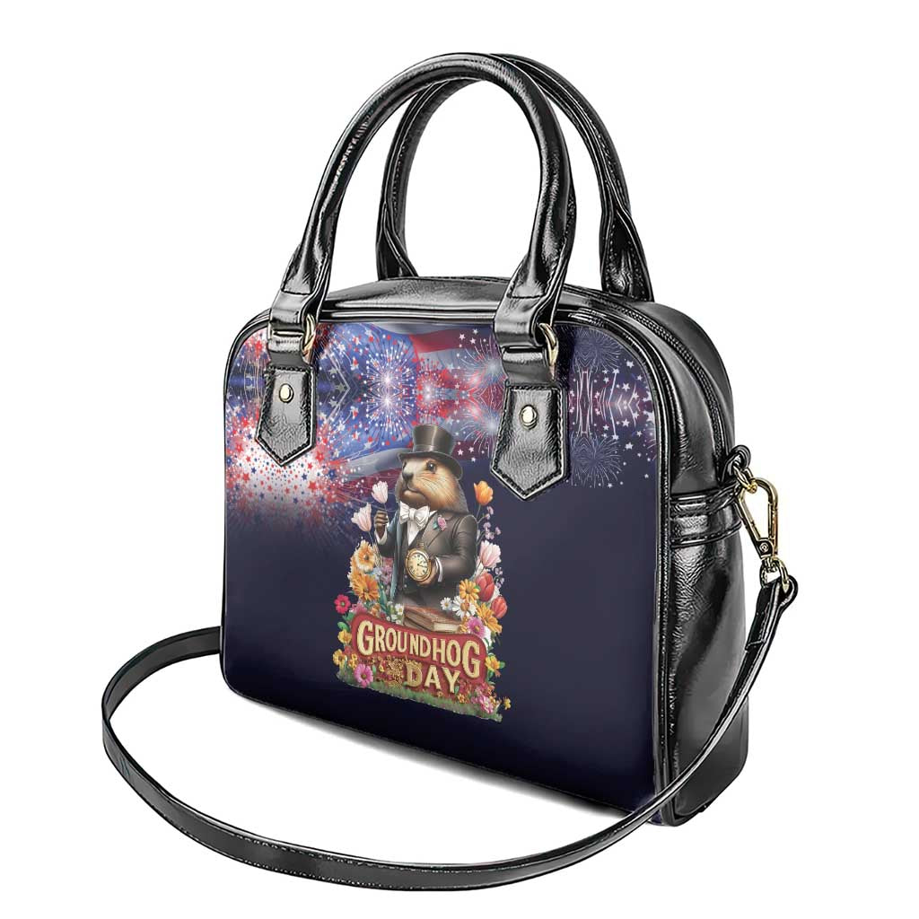 Groundhog Day Gentleman Shoulder Handbag Same Day Again - Wonder Print Shop