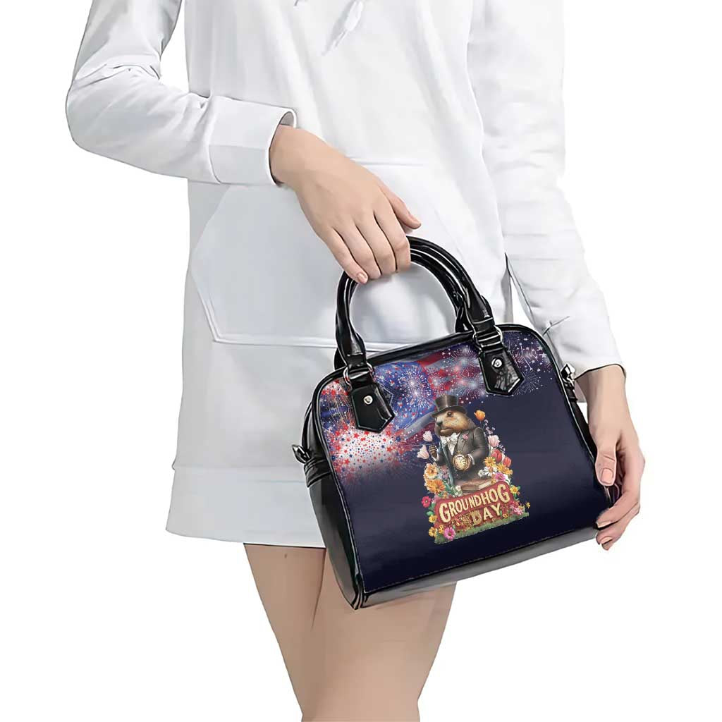 Groundhog Day Gentleman Shoulder Handbag Same Day Again - Wonder Print Shop