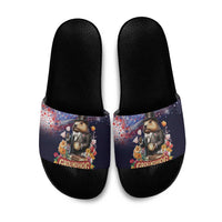 Groundhog Day Gentleman Slide Sandals Same Day Again - Wonder Print Shop