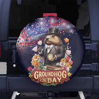 Groundhog Day Gentleman Spare Tire Cover Same Day Again - Wonder Print Shop