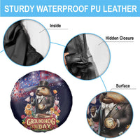 Groundhog Day Gentleman Spare Tire Cover Same Day Again - Wonder Print Shop