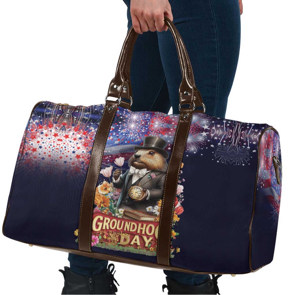 Groundhog Day Gentleman Travel Bag Same Day Again - Wonder Print Shop