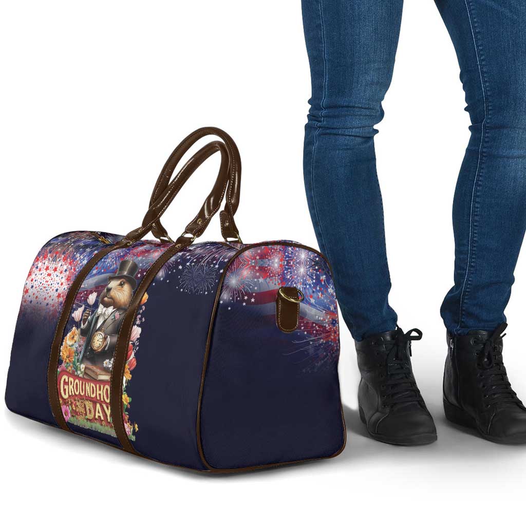 Groundhog Day Gentleman Travel Bag Same Day Again - Wonder Print Shop