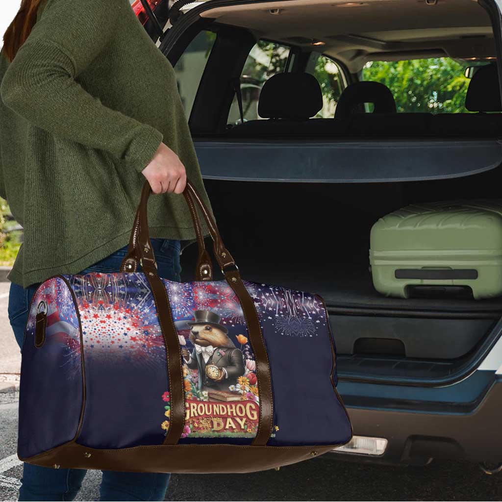 Groundhog Day Gentleman Travel Bag Same Day Again - Wonder Print Shop