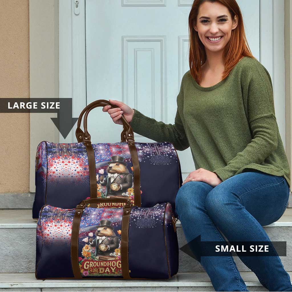 Groundhog Day Gentleman Travel Bag Same Day Again - Wonder Print Shop