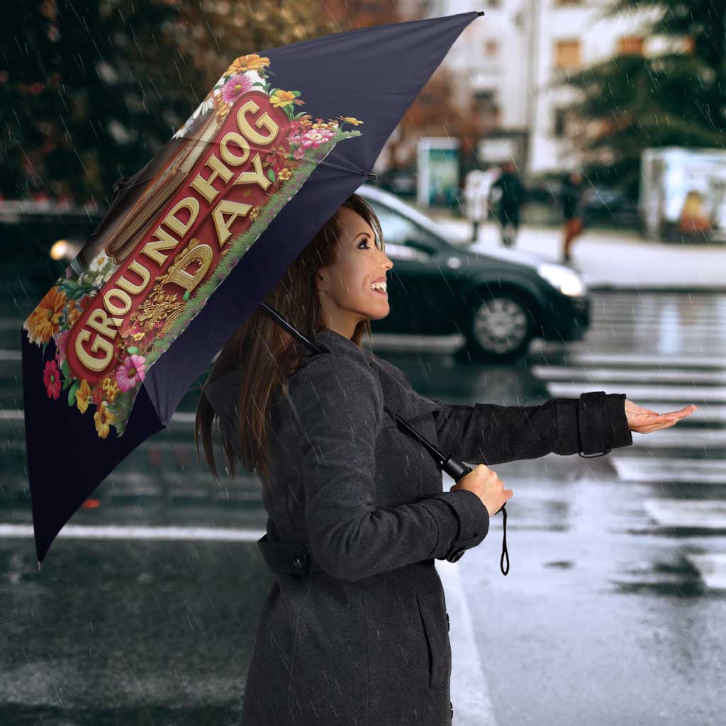 Groundhog Day Gentleman Umbrella Same Day Again - Wonder Print Shop