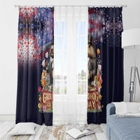 Groundhog Day Gentleman Window Curtain Same Day Again - Wonder Print Shop