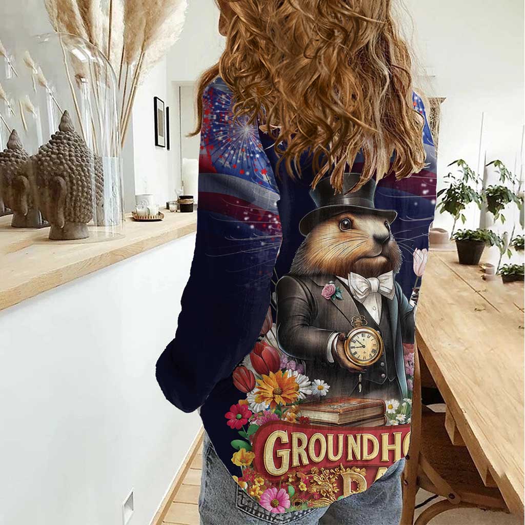 Groundhog Day Gentleman Women Casual Shirt Same Day Again - Wonder Print Shop