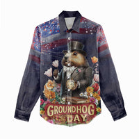 Groundhog Day Gentleman Women Casual Shirt Same Day Again - Wonder Print Shop