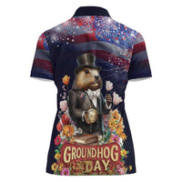 Groundhog Day Gentleman Women Polo Shirt Same Day Again - Wonder Print Shop