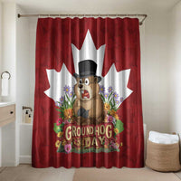 Funny Groundhog Day Bathroom Set Canadian Maple Leaf - Wonder Print Shop