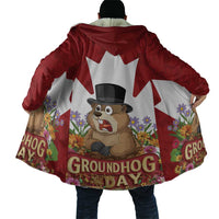 Funny Groundhog Day Cloak Canadian Maple Leaf - Wonder Print Shop