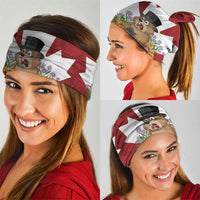 Funny Groundhog Day Neck Gaiter Canadian Maple Leaf - Wonder Print Shop