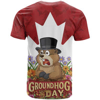 Funny Groundhog Day T Shirt Canadian Maple Leaf - Wonder Print Shop