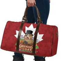 Funny Groundhog Day Travel Bag Canadian Maple Leaf - Wonder Print Shop