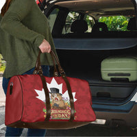 Funny Groundhog Day Travel Bag Canadian Maple Leaf - Wonder Print Shop