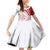 Personalized Denmark Family Matching Off Shoulder Short Dress and Hawaiian Shirt Mute Swan With Marguerite Daisy