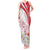 Personalized Denmark Tank Maxi Dress Mute Swan With Marguerite Daisy