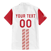 Custom Denmark Football Family Matching Mermaid Dress and Hawaiian Shirt Danish Dynamite White Version