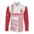 Custom Denmark Football Long Sleeve Button Shirt Danish Dynamite White Version