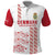 Custom Denmark Football Polo Shirt Danish Dynamite White Version