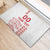 Custom Denmark Football Rubber Doormat Danish Dynamite White Version