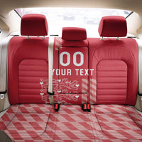 Custom Denmark Football Back Car Seat Cover Danish Dynamite Red Version