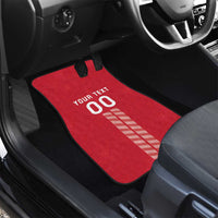 Custom Denmark Football Car Mats Danish Dynamite Red Version