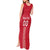 Custom Denmark Football Tank Maxi Dress Danish Dynamite Red Version