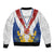 Personalized Serbia and Montenegro National Day Bomber Jacket Coat Of Arms Flag Style Since1992