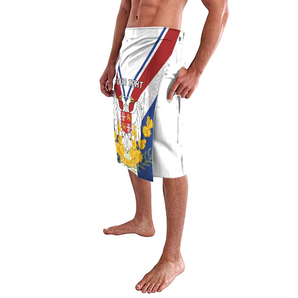 Personalized Serbia and Montenegro National Day Lavalava Coat Of Arms Flag Style Since1992