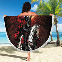 Polish Winged Hussars Beach Blanket Polska Legendary Cavalry Warrior