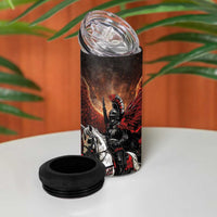 Polish Winged Hussars 4 in 1 Can Cooler Tumbler Polska Legendary Cavalry Warrior