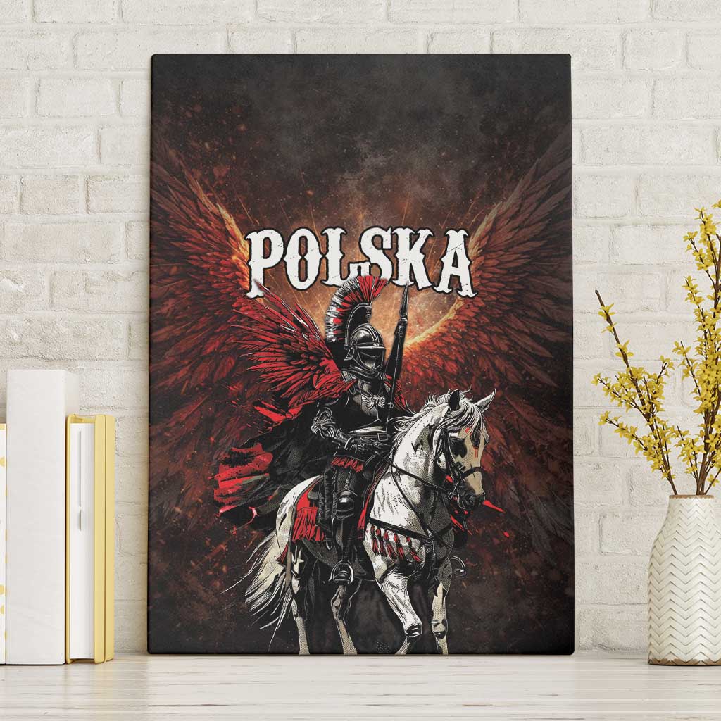 Polish Winged Hussars Canvas Wall Art Polska Legendary Cavalry Warrior