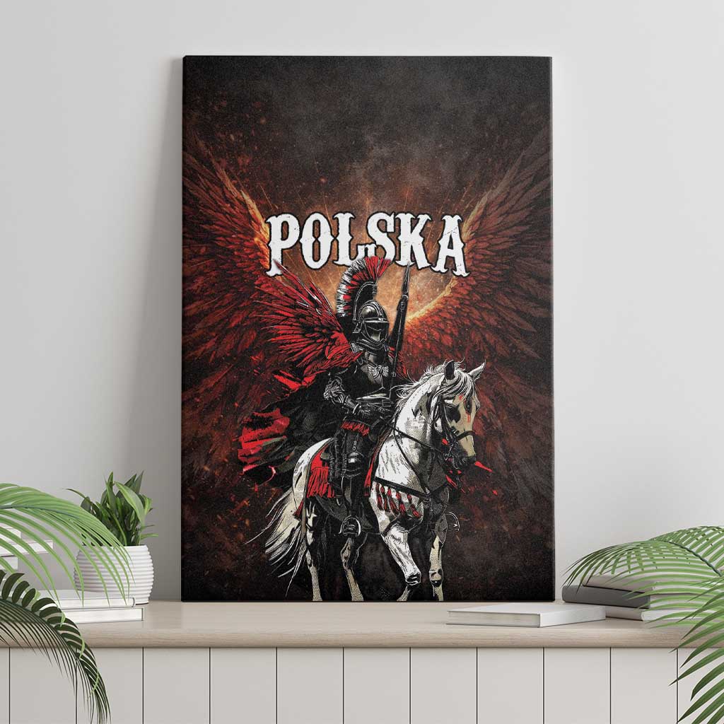 Polish Winged Hussars Canvas Wall Art Polska Legendary Cavalry Warrior