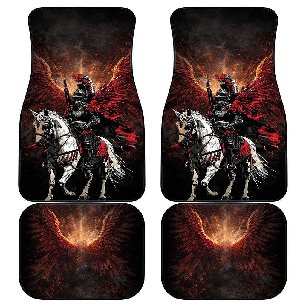 Polish Winged Hussars Car Mats Polska Legendary Cavalry Warrior