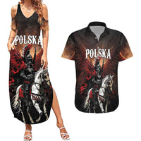 Polish Winged Hussars Couples Matching Summer Maxi Dress and Hawaiian Shirt Polska Legendary Cavalry Warrior