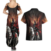 Polish Winged Hussars Couples Matching Summer Maxi Dress and Hawaiian Shirt Polska Legendary Cavalry Warrior