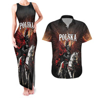 Polish Winged Hussars Couples Matching Tank Maxi Dress and Hawaiian Shirt Polska Legendary Cavalry Warrior