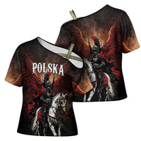 Polish Winged Hussars Cross Shoulder Shirt Polska Legendary Cavalry Warrior