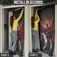 Polish Winged Hussars Door Cover Polska Legendary Cavalry Warrior