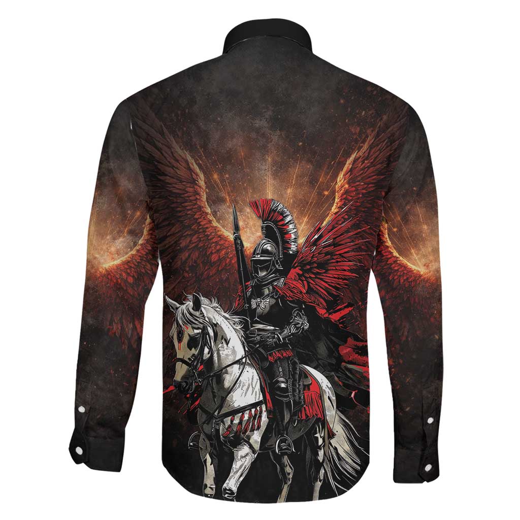 Polish Winged Hussars Family Matching Mermaid Dress and Hawaiian Shirt Polska Legendary Cavalry Warrior