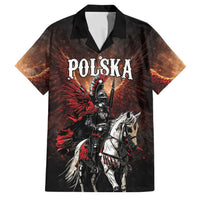 Polish Winged Hussars Family Matching Off Shoulder Maxi Dress and Hawaiian Shirt Polska Legendary Cavalry Warrior